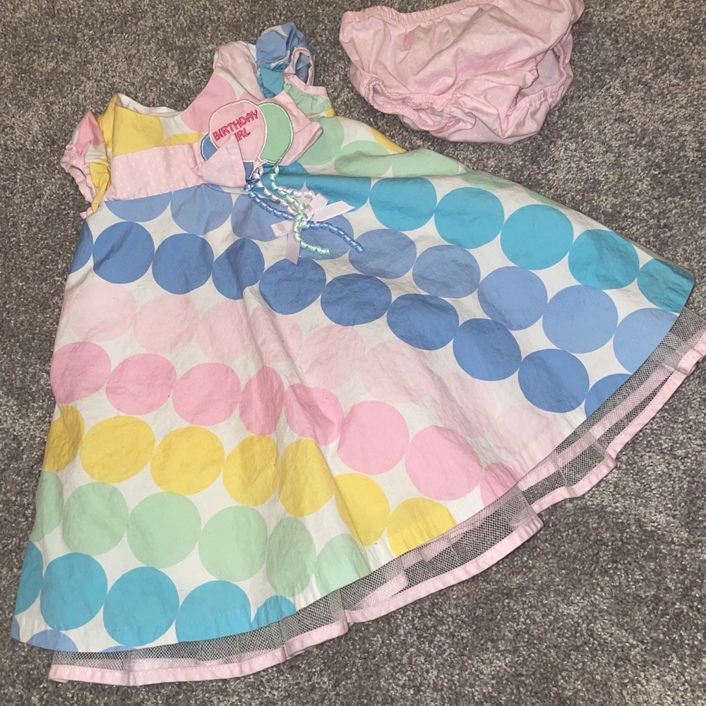 Baby girl birthday dress size 18 months
